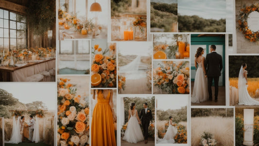 Summer wedding vision board